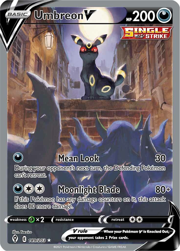 Umbreon V (189/203) [Sword & Shield: Evolving Skies] | Mega City Incorporated