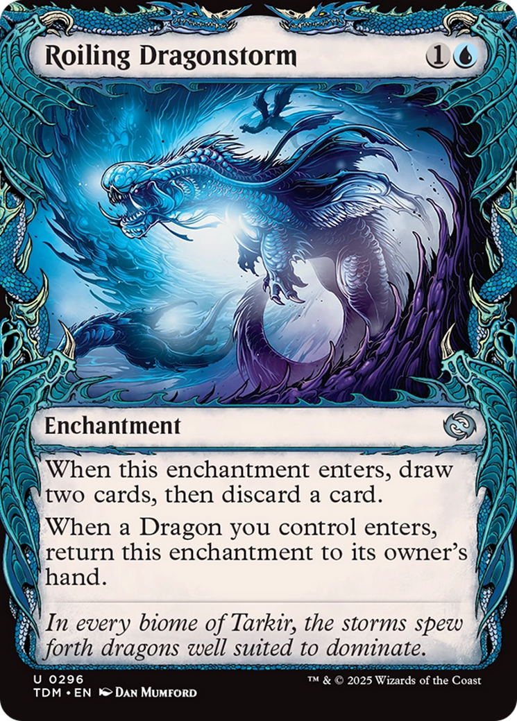 Roiling Dragonstorm (Showcase) [Tarkir: Dragonstorm] | Mega City Incorporated