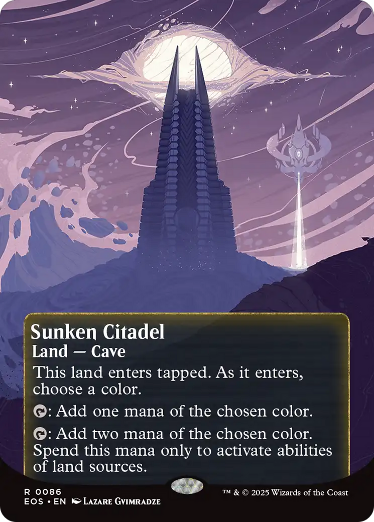 Sunken Citadel (0086) (Borderless) [Edge of Eternities: Stellar Sights] | Mega City Incorporated