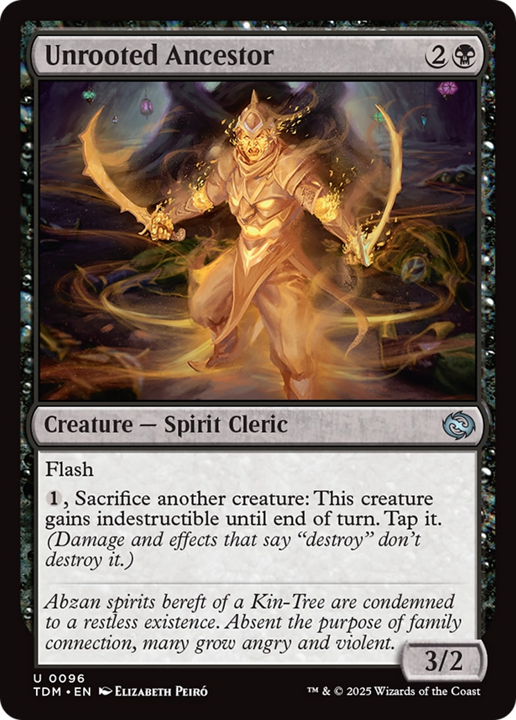 Unrooted Ancestor [Tarkir: Dragonstorm] | Mega City Incorporated