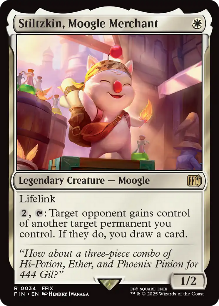 Stiltzkin, Moogle Merchant [FINAL FANTASY] | Mega City Incorporated