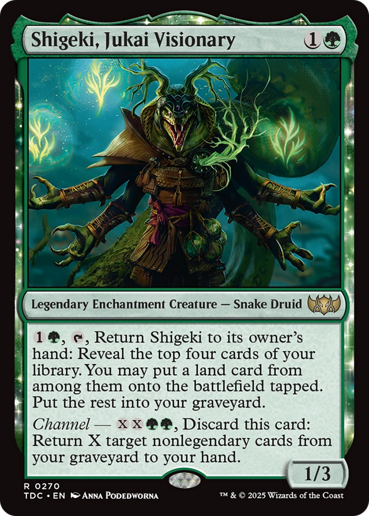 Shigeki, Jukai Visionary [Tarkir: Dragonstorm Commander] | Mega City Incorporated