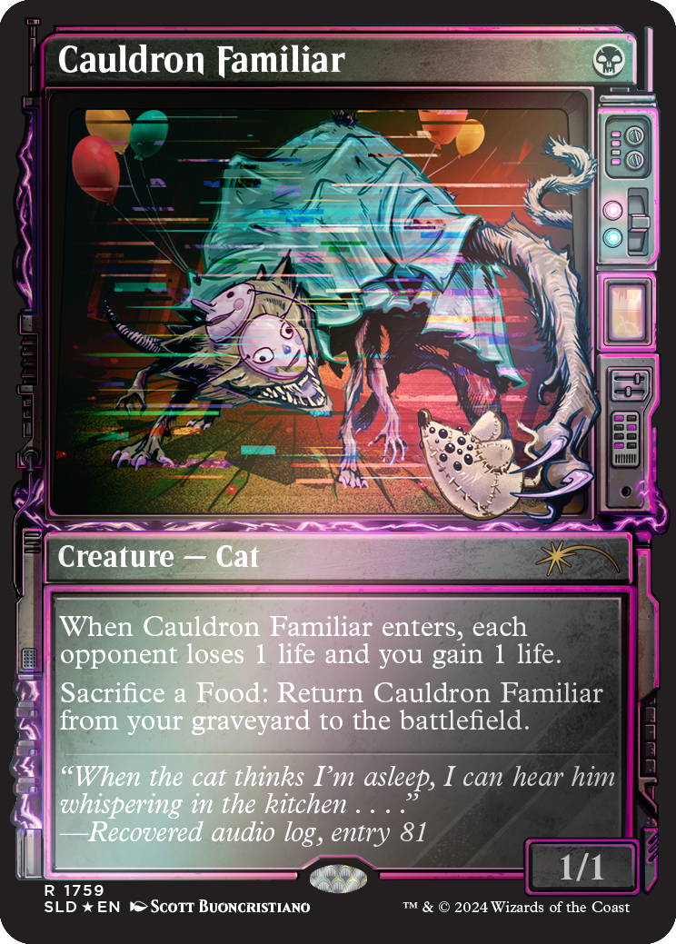 Cauldron Familiar (Rainbow Foil) [Secret Lair Drop Series] | Mega City Incorporated