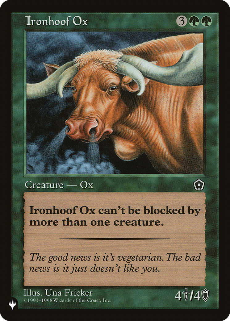 Ironhoof Ox [The List] | Mega City Incorporated