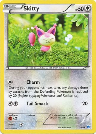 Skitty (1/30) [XY: Trainer Kit 2 - Latios] | Mega City Incorporated