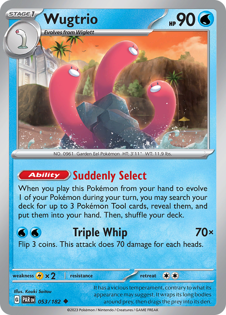 Wugtrio (053/182) [Scarlet & Violet: Paradox Rift] | Mega City Incorporated