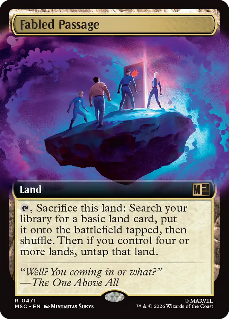 Fabled Passage (Extended Art) [Marvel Super Heroes Commander] | Mega City Incorporated