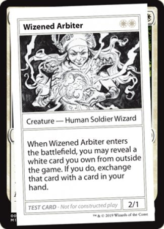 Wizened Arbiter (2021 Edition) [Mystery Booster Playtest Cards] | Mega City Incorporated