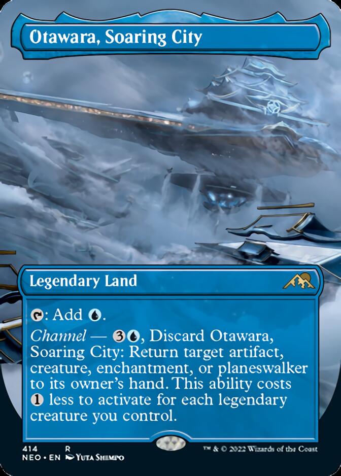 Otawara, Soaring City (Borderless Alternate Art) [Kamigawa: Neon Dynasty] | Mega City Incorporated