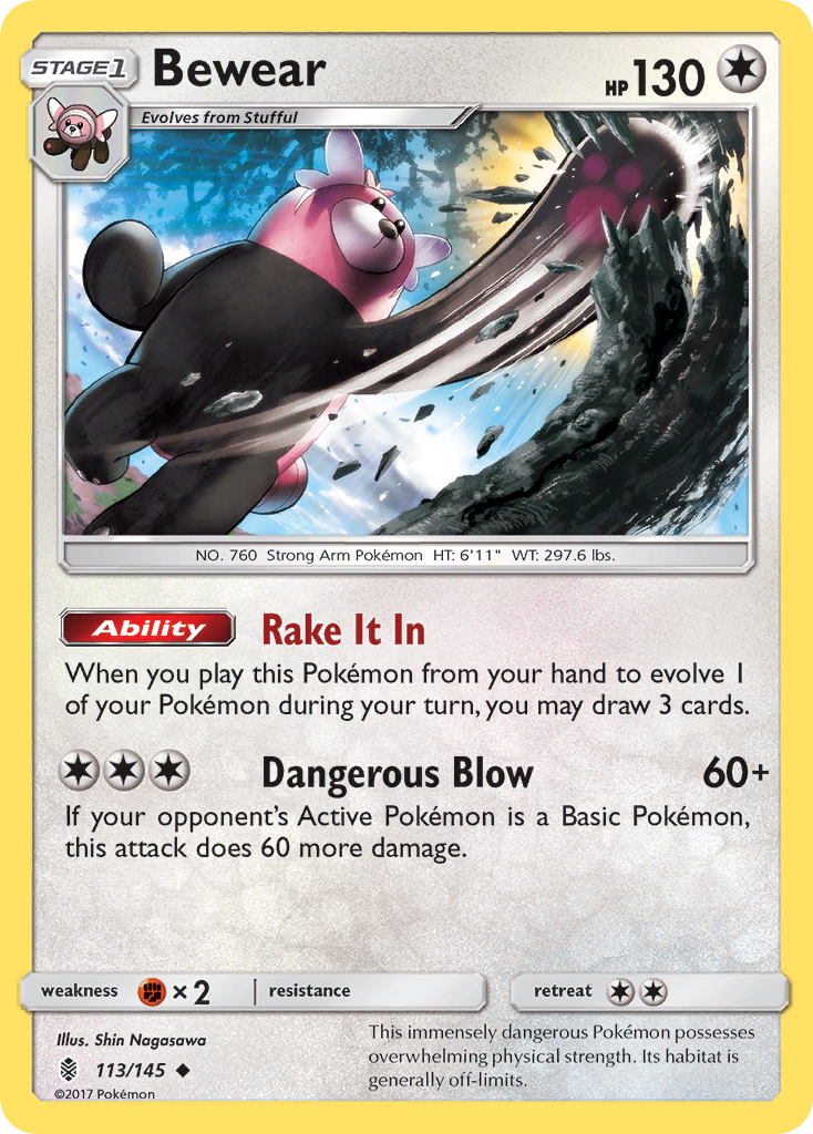 Bewear (113/145) [Sun & Moon: Guardians Rising] | Mega City Incorporated