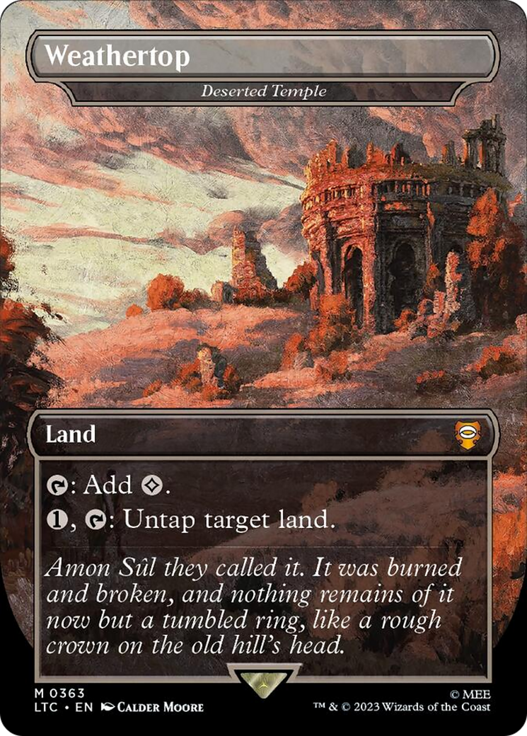 Weathertop - Deserted Temple [The Lord of the Rings: Tales of Middle-Earth Commander] | Mega City Incorporated