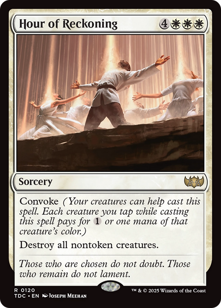 Hour of Reckoning [Tarkir: Dragonstorm Commander] | Mega City Incorporated