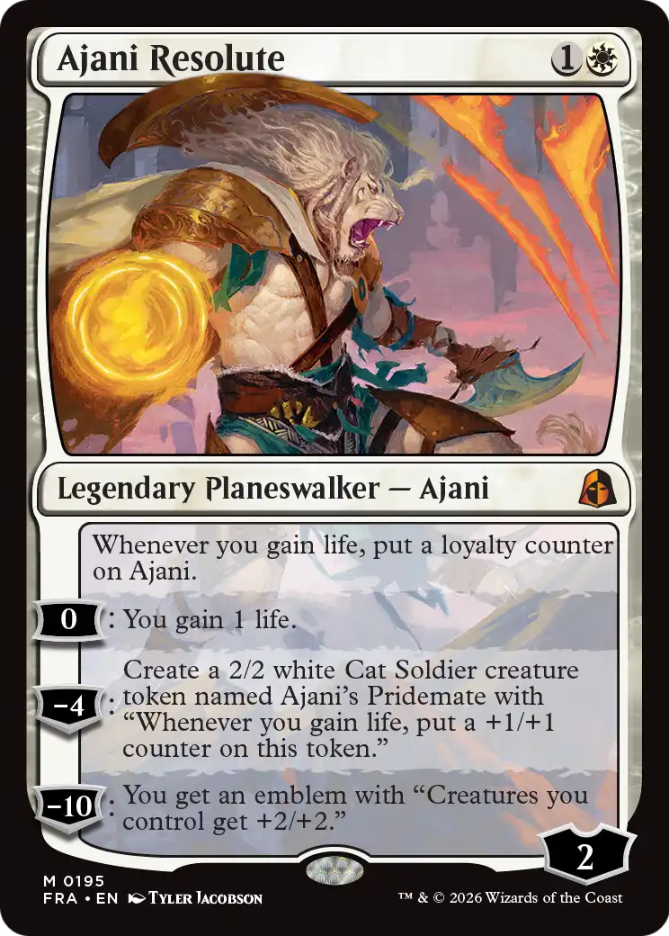Ajani Resolute [Reality Fracture] | Mega City Incorporated