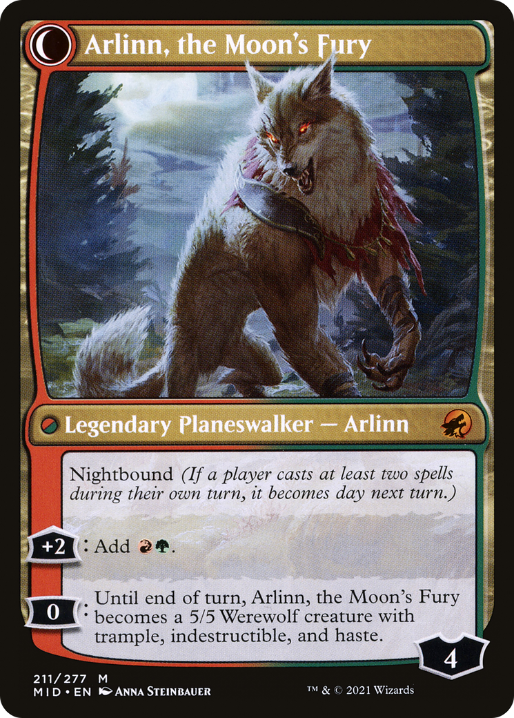 Arlinn, the Pack's Hope // Arlinn, the Moon's Fury [Secret Lair: From Cute to Brute] | Mega City Incorporated