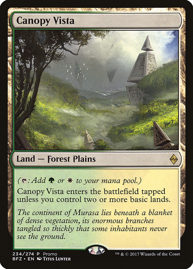 Canopy Vista (Promo) [Standard Showdown Promos] | Mega City Incorporated