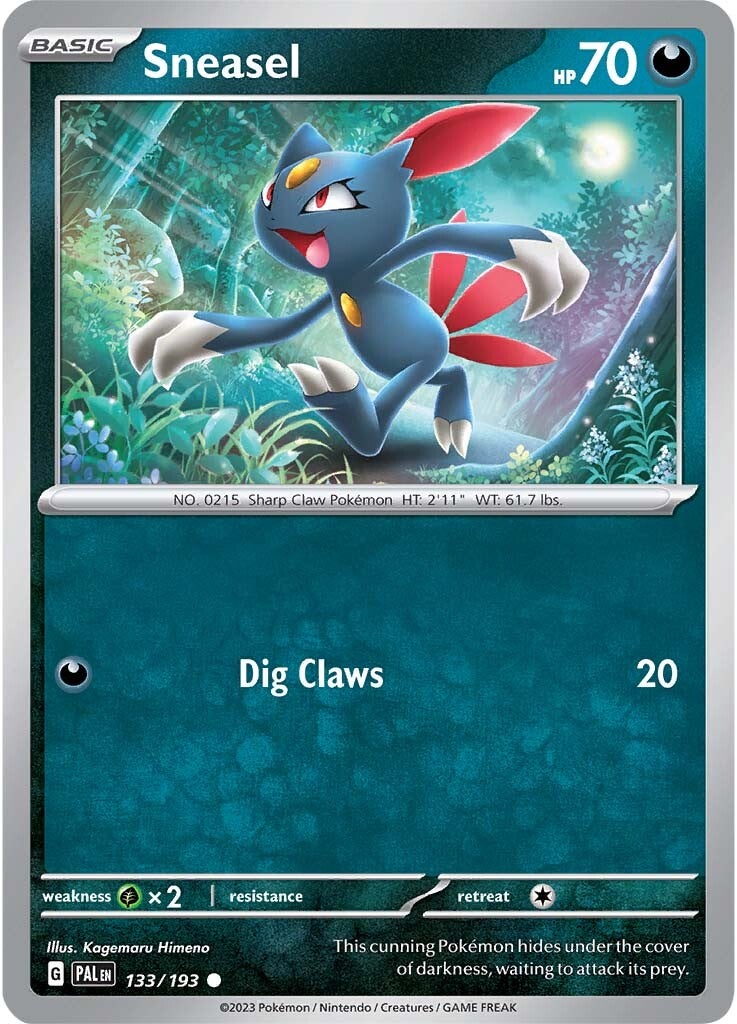 Sneasel (133/193) [Scarlet & Violet: Paldea Evolved] | Mega City Incorporated