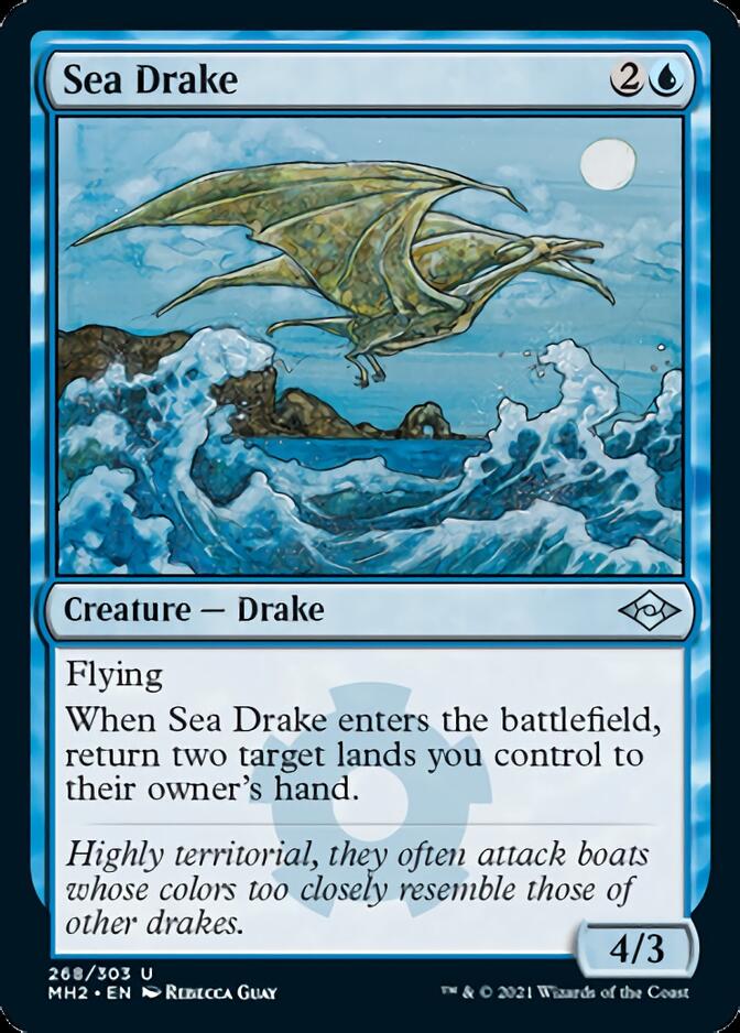 Sea Drake (Foil Etched) [Modern Horizons 2] | Mega City Incorporated