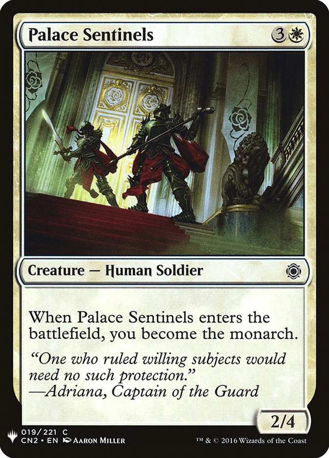 Palace Sentinels [Mystery Booster] | Mega City Incorporated