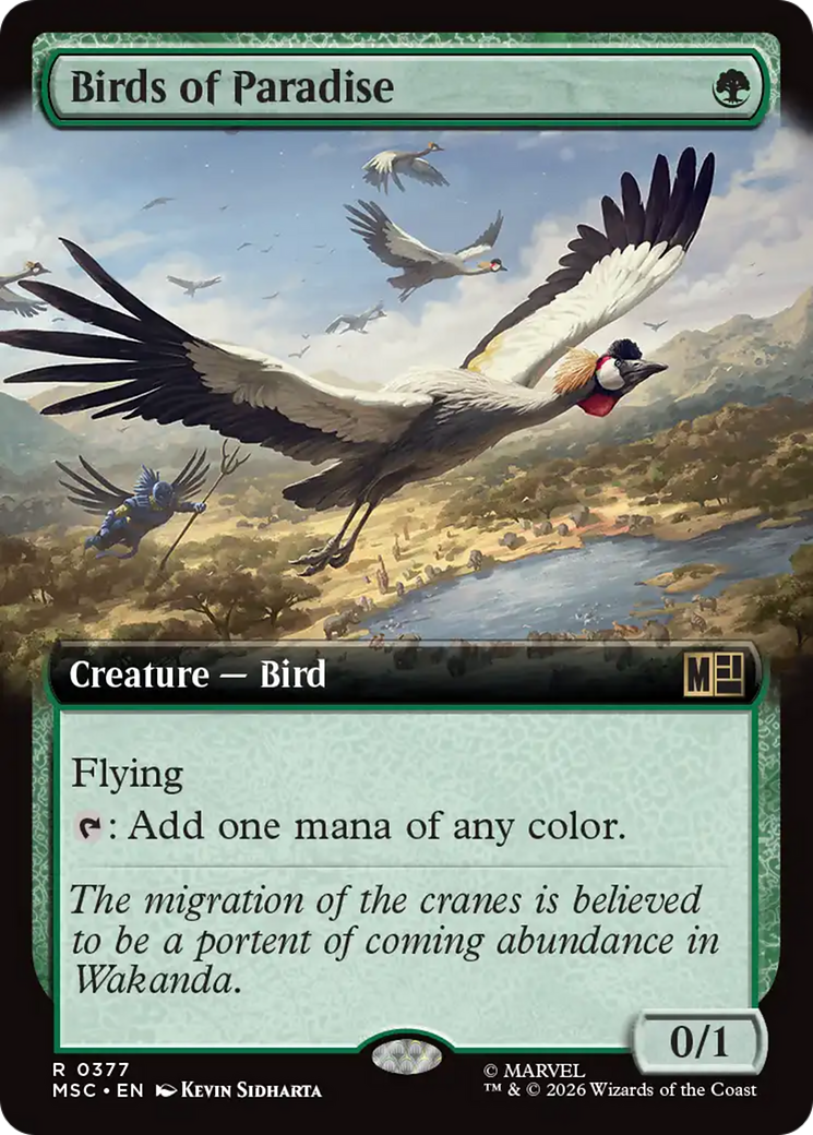 Birds of Paradise (Extended Art) [Marvel Super Heroes Commander] | Mega City Incorporated