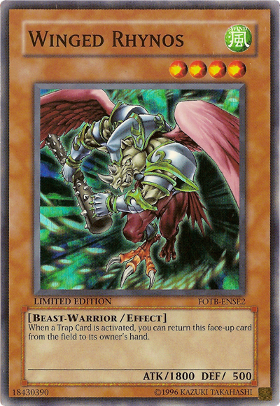 Winged Rhynos [FOTB-ENSE2] Super Rare | Mega City Incorporated