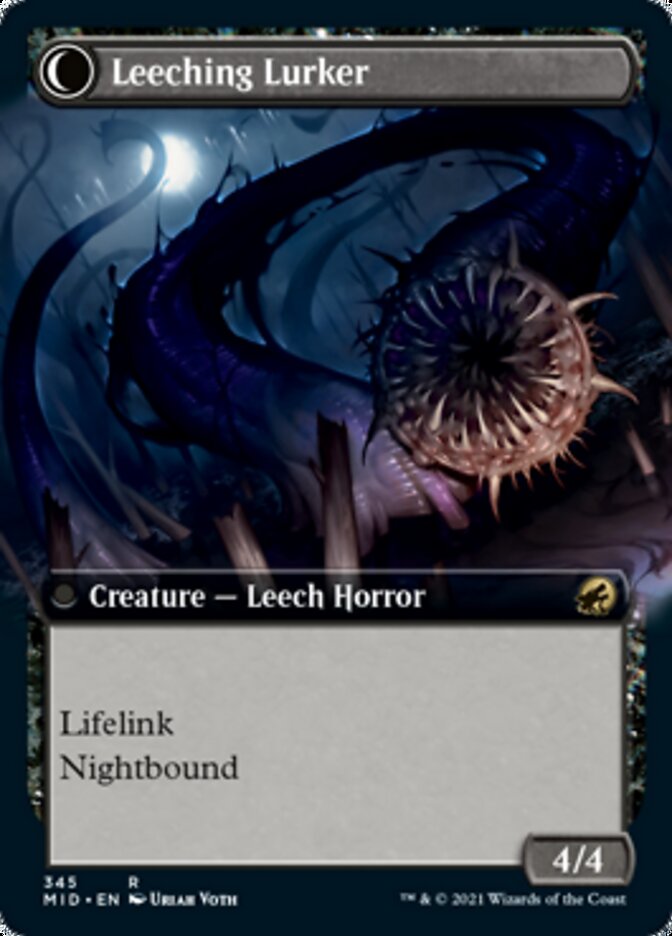 Curse of Leeches // Leeching Lurker (Extended Art) [Innistrad: Midnight Hunt] | Mega City Incorporated