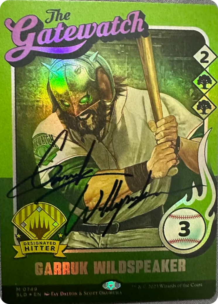 Garruk Wildspeaker (749) (Autographed) [Secret Lair Drop Series] | Mega City Incorporated