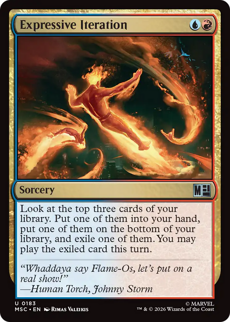 Expressive Iteration (Surge Foil) [Marvel Super Heroes Commander] | Mega City Incorporated