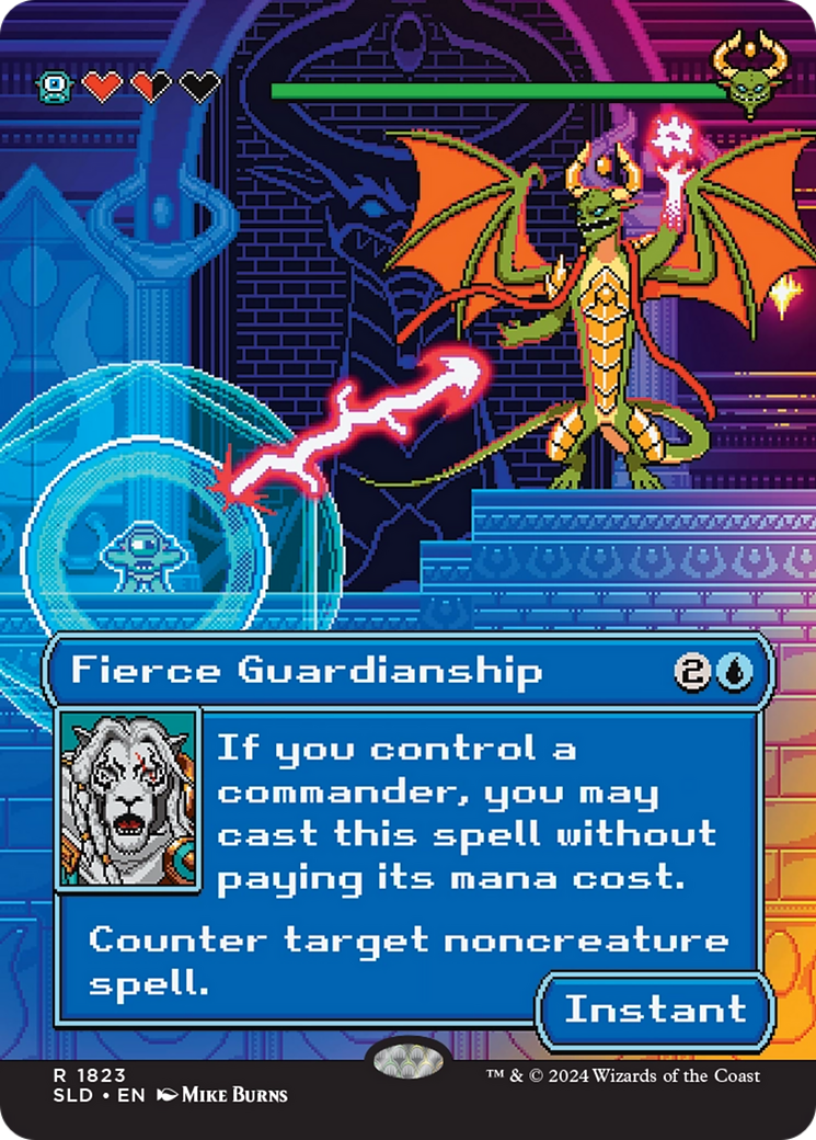 Fierce Guardianship (Rainbow Foil) [Secret Lair Drop Series] | Mega City Incorporated