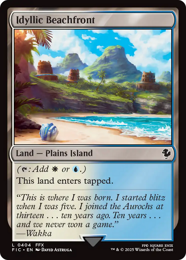 Idyllic Beachfront [FINAL FANTASY Commander] | Mega City Incorporated