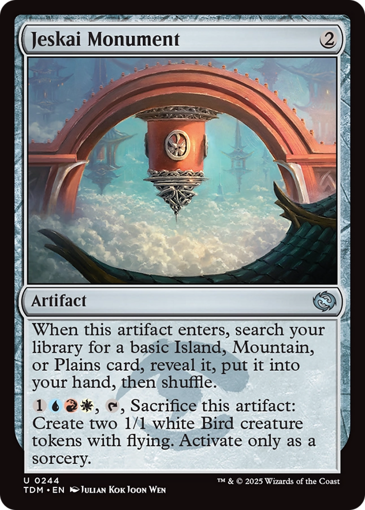 Jeskai Monument [Tarkir: Dragonstorm] | Mega City Incorporated