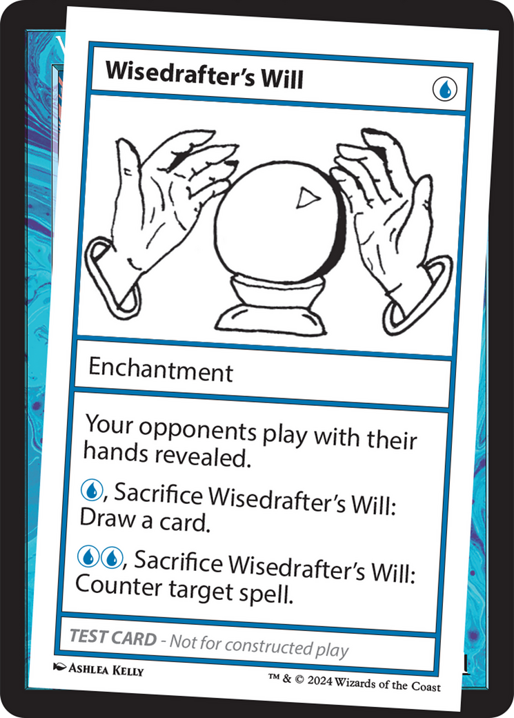Wisedrafter's Will [Mystery Booster 2 Playtest Cards] | Mega City Incorporated