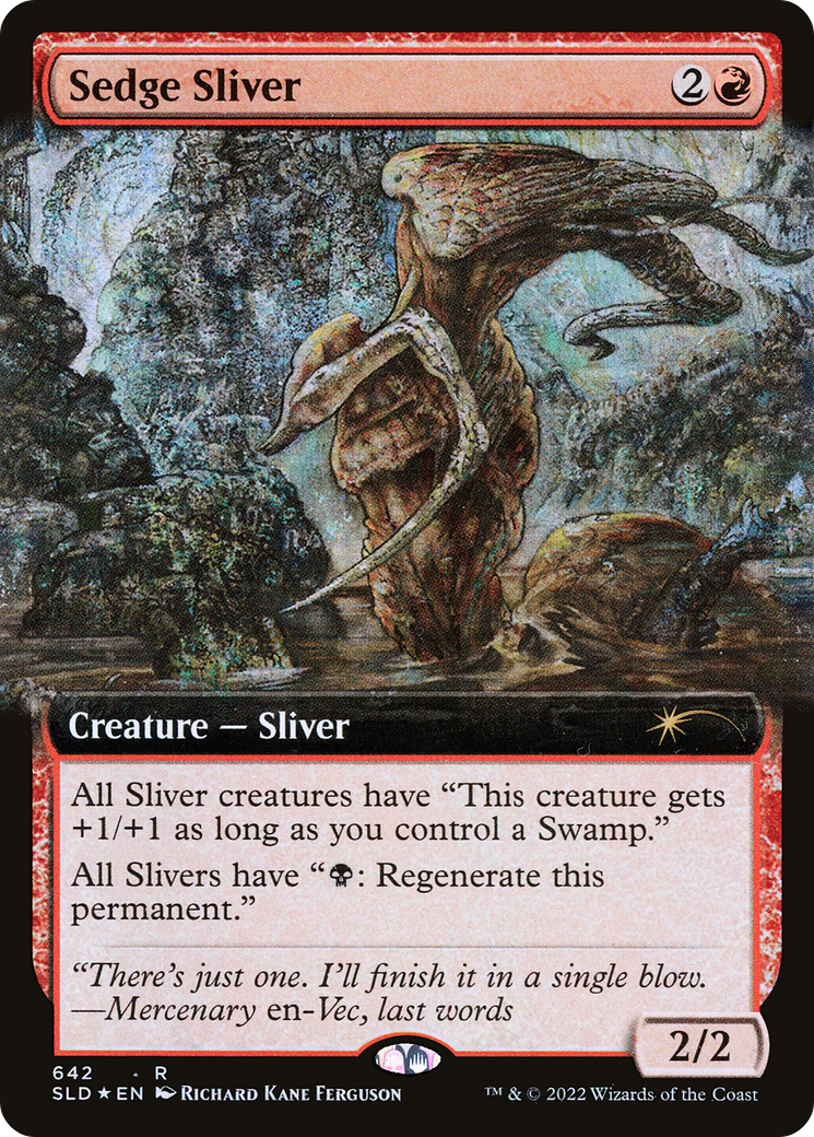 Sedge Sliver (Extended Art) [Secret Lair Drop Promos] | Mega City Incorporated