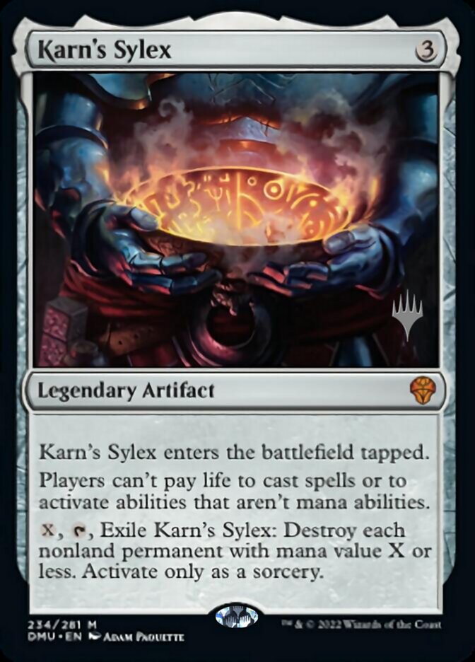 Karn's Sylex (Promo Pack) [Dominaria United Promos] | Mega City Incorporated