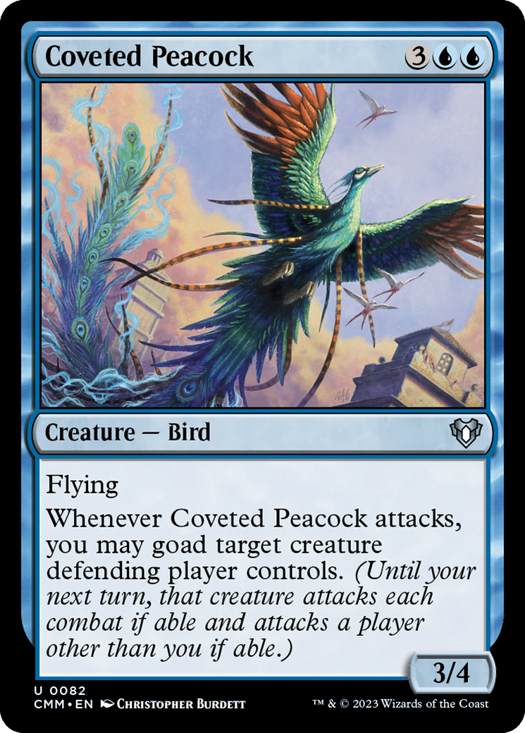 Coveted Peacock [Commander Masters] | Mega City Incorporated