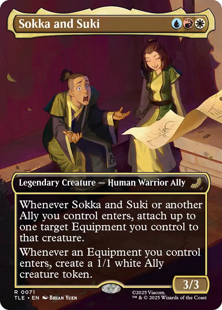 Sokka and Suki (Borderless) [Avatar: The Last Airbender: Eternal-Legal] | Mega City Incorporated