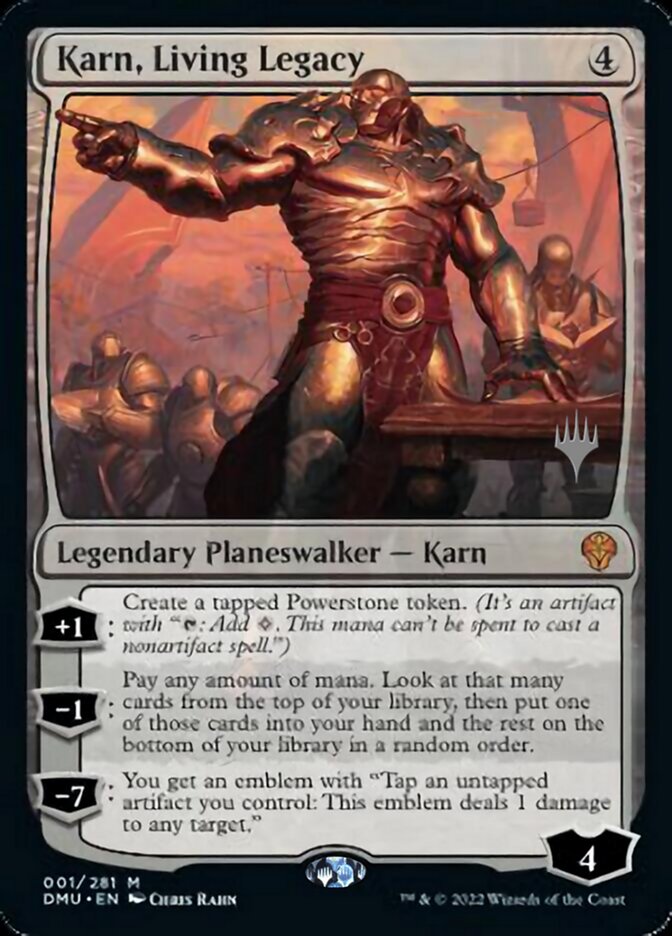 Karn, Living Legacy (Promo Pack) [Dominaria United Promos] | Mega City Incorporated