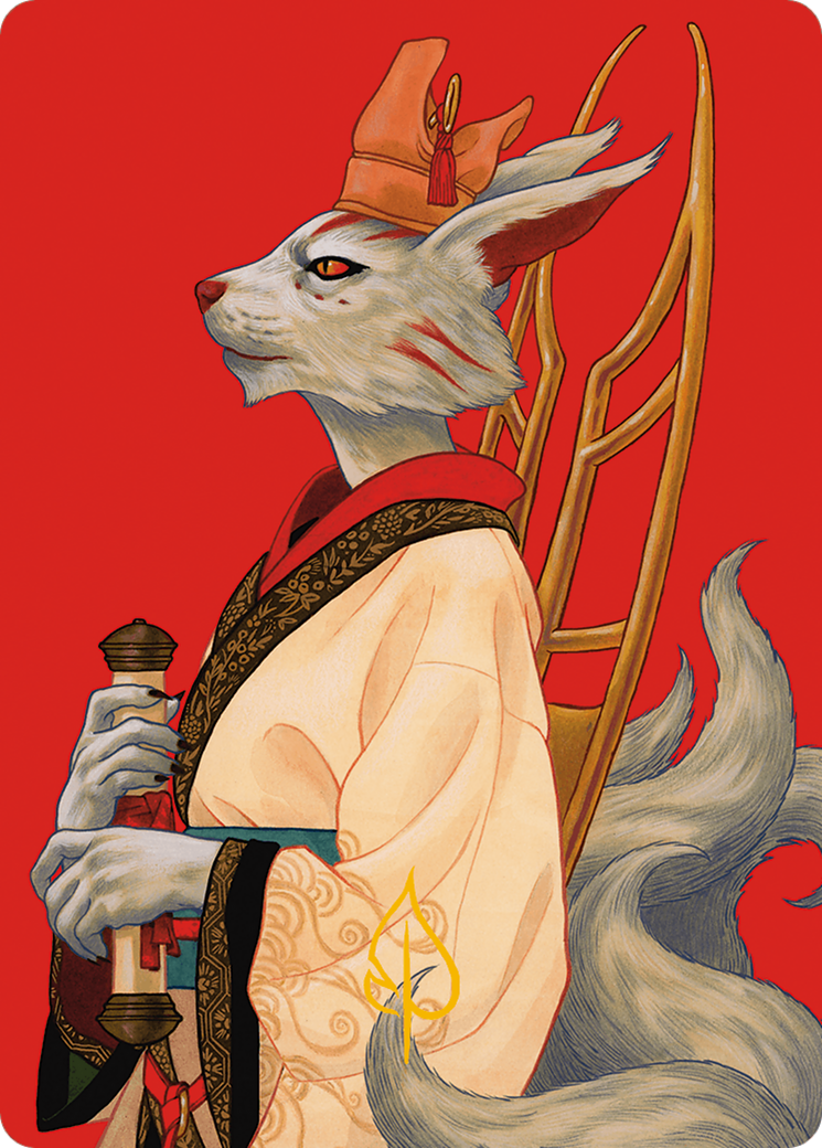 Pearl-Ear, Imperial Advisor Art Card (Gold-Stamped Signature) [Modern Horizons 3 Art Series] | Mega City Incorporated