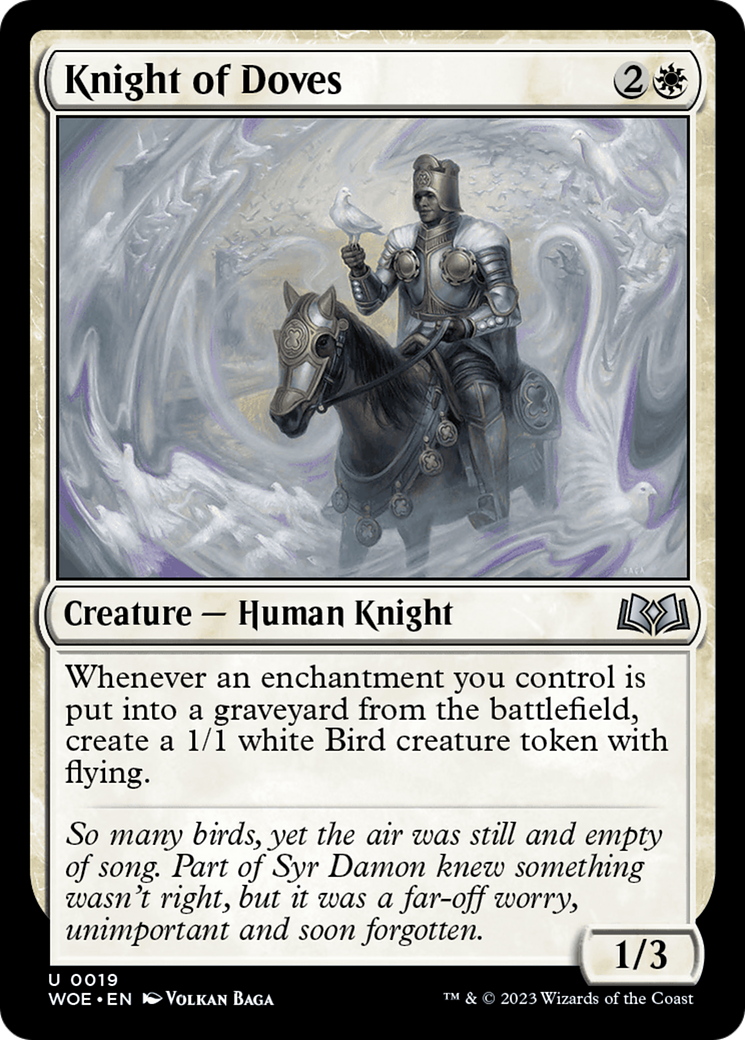 Knight of Doves [Wilds of Eldraine] | Mega City Incorporated