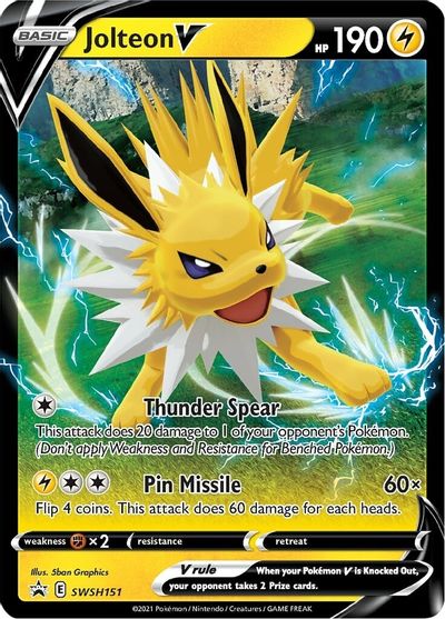 Jolteon V (SWSH151) [Sword & Shield: Black Star Promos] | Mega City Incorporated