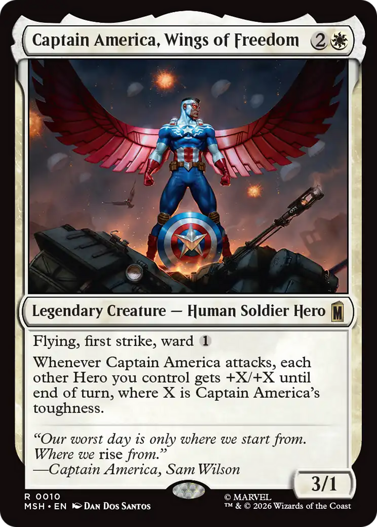 Captain America, Wings of Freedom [Marvel Super Heroes] | Mega City Incorporated