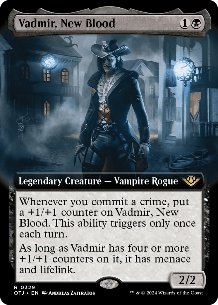 Vadmir, New Blood (Extended Art) [Outlaws of Thunder Junction] | Mega City Incorporated