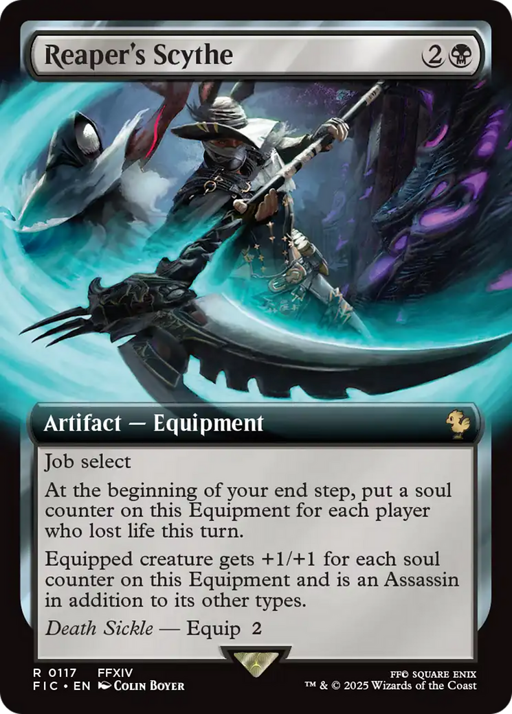 Reaper's Scythe (Extended Art) [FINAL FANTASY Commander] | Mega City Incorporated