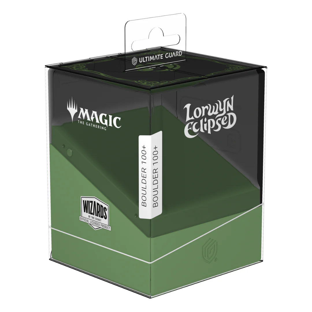 Ultimate Guard MTG Boulder Deck Case - 100+ - Lorwyn Eclipsed - Black/Green | Mega City Incorporated