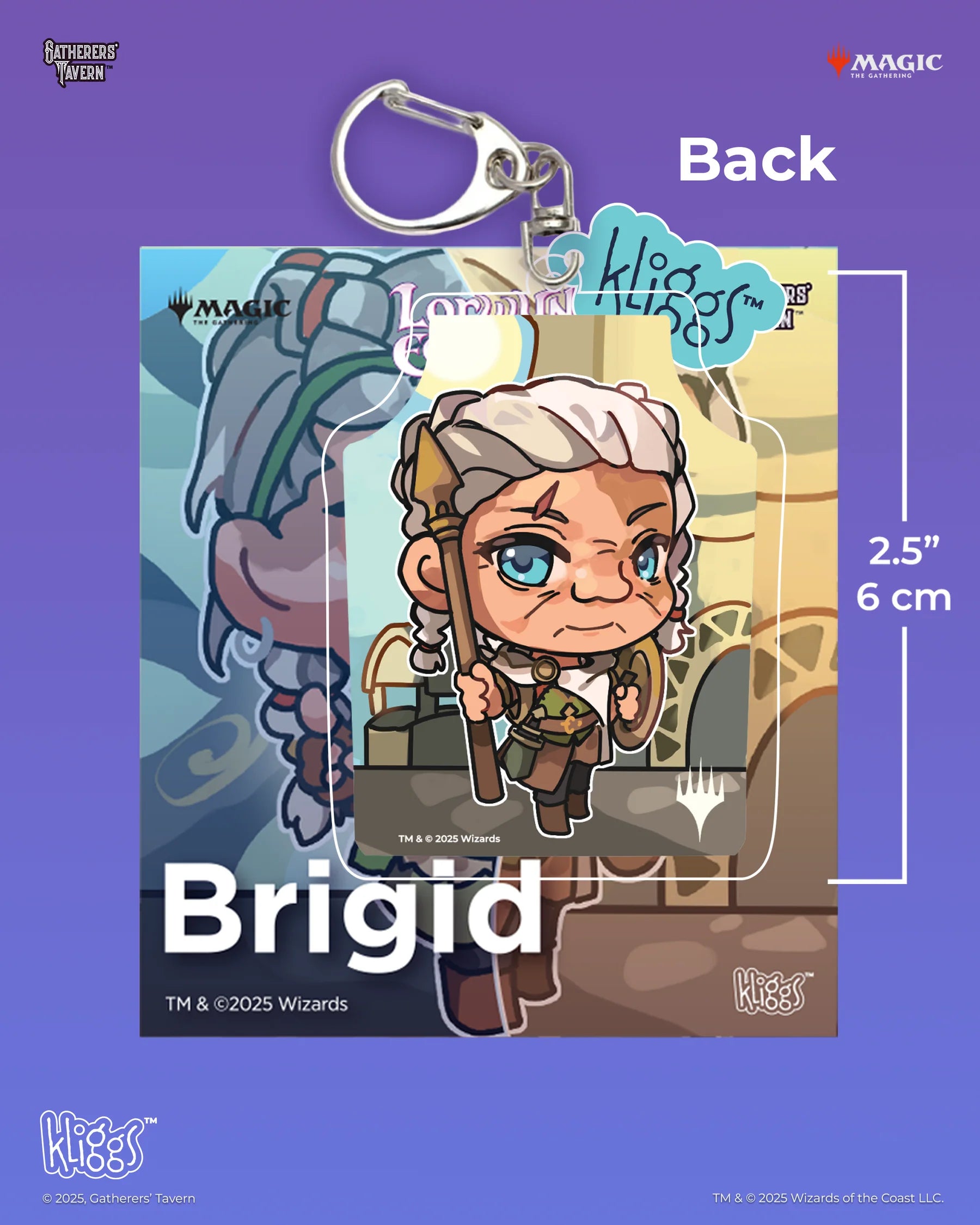 Brigid Lorwyn Eclipsed Kliggs Double-Sided Keychain | Mega City Incorporated