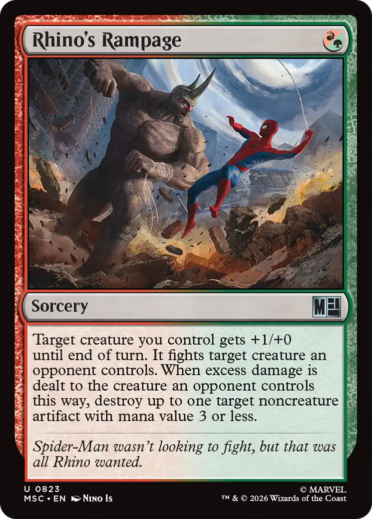 Rhino's Rampage [Marvel Super Heroes Commander] | Mega City Incorporated