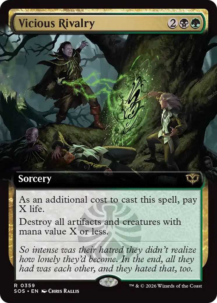Vicious Rivalry (Extended Art) [Secrets of Strixhaven] | Mega City Incorporated