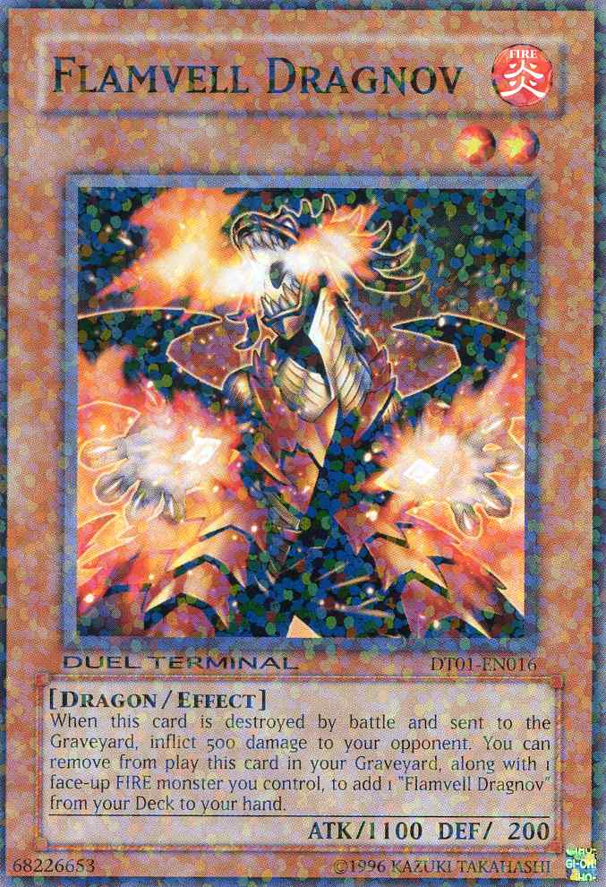 Flamvell Dragnov [DT01-EN016] Super Rare | Mega City Incorporated