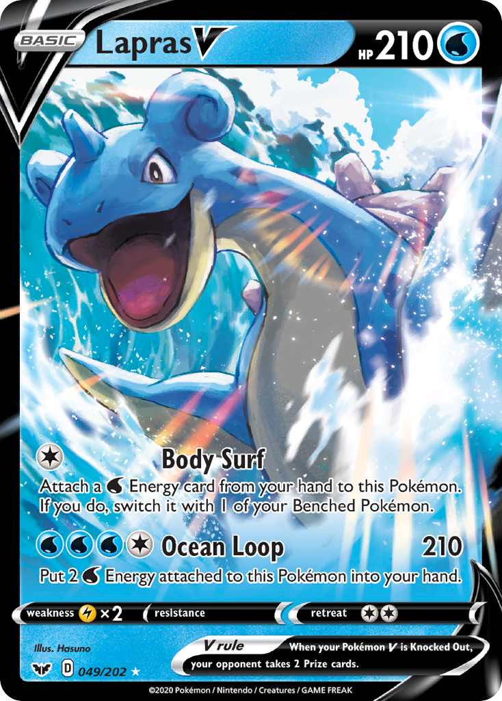 Lapras V (049/202) [Sword & Shield: Base Set] | Mega City Incorporated