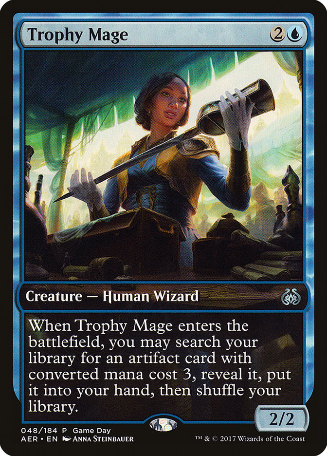 Trophy Mage (Game Day) [Aether Revolt Promos] | Mega City Incorporated