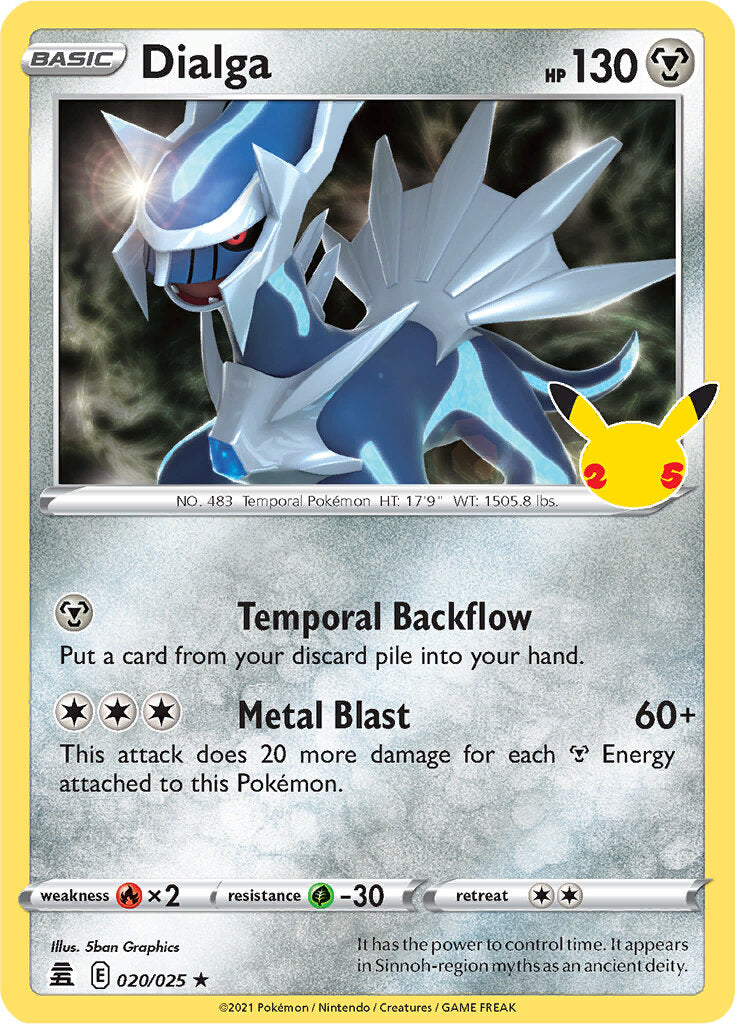 Dialga (020/025) [Celebrations: 25th Anniversary] | Mega City Incorporated